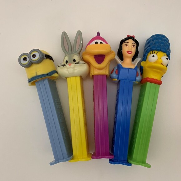 Pez Candy Dispensers Batman Disney Simpsons Smurf Mickey Minions Lot of 15 - Picture 7 of 9